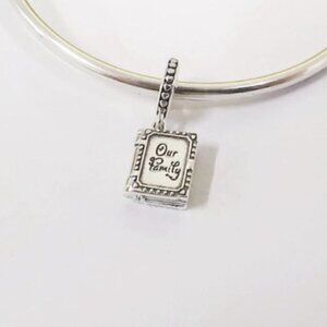Our Family Book Dangle Charm